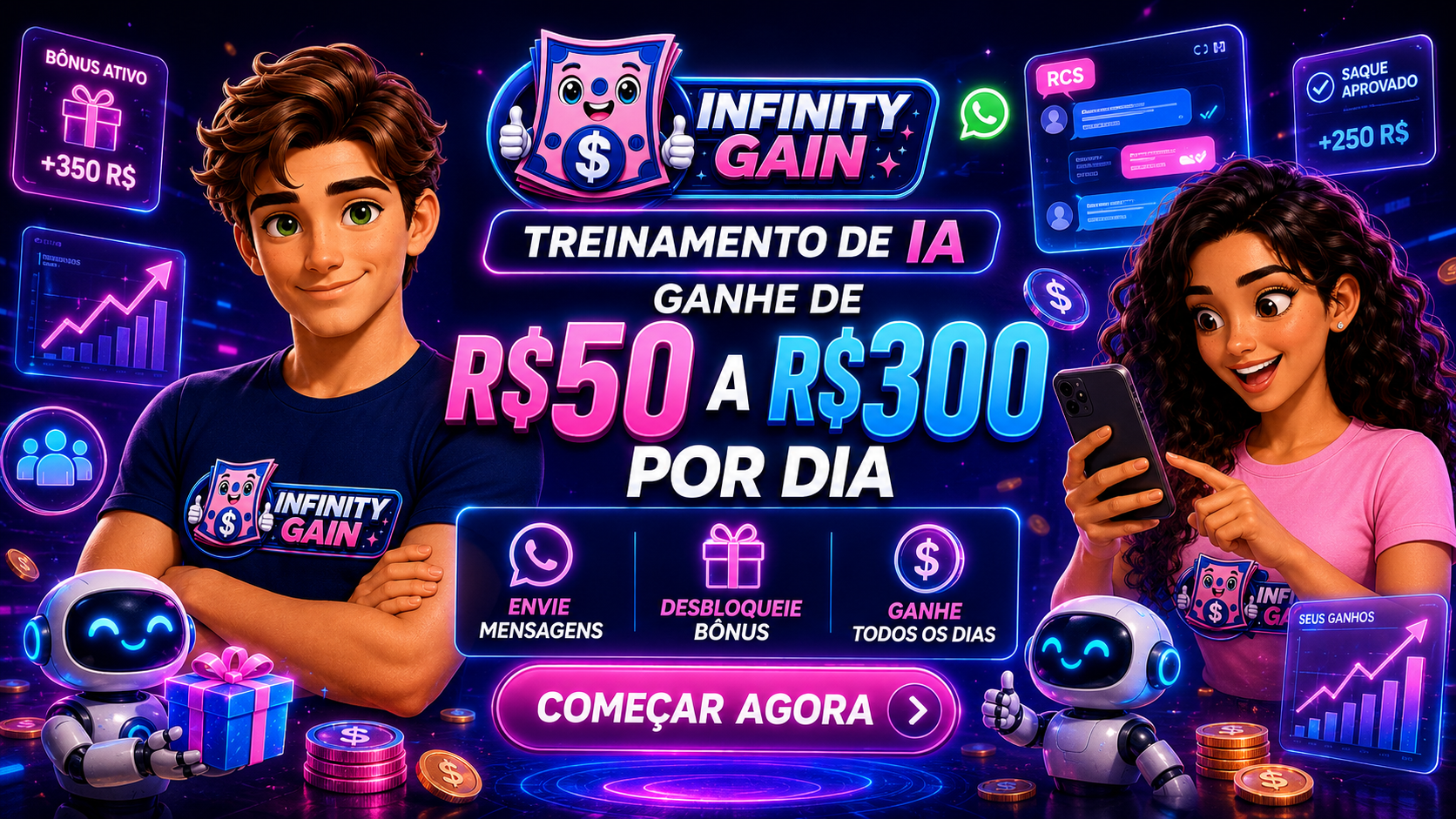 Treinamento de IA — Infinity Gain